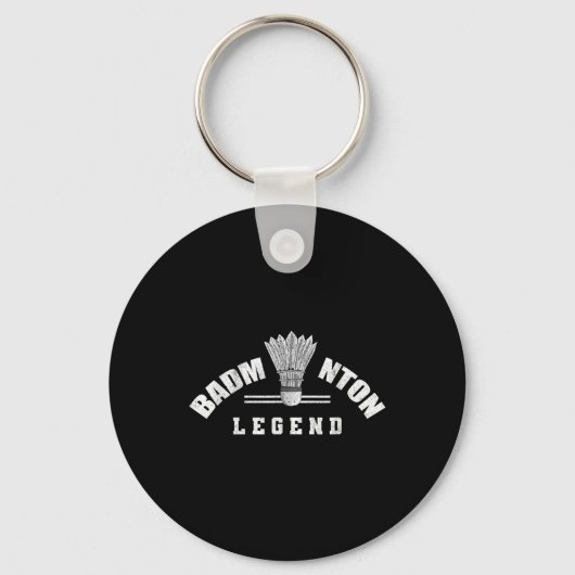 Porte-clés Badminton Legend Shuttle Birdie Badminton (Recto)