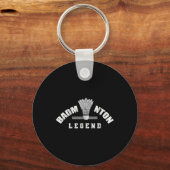 Porte-clés Badminton Legend Shuttle Birdie Badminton (Recto)