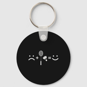 Porte-clés Badminton Love Happy Team Player Coach