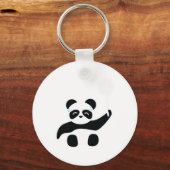 Porte-clés Badminton Panda se suer (Recto)