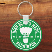 Porte-clés Badminton Player and Coach Personalized Sports (Recto)