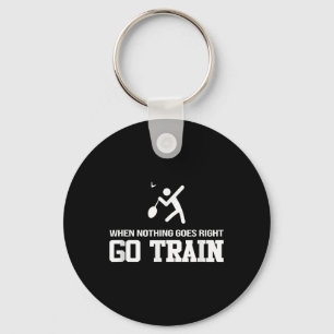 Porte-clés Badminton - Quand Rien Ne Va Bien - Go Train