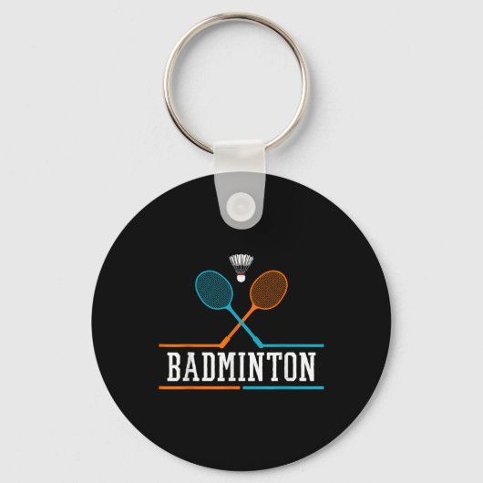 Porte-clés Badminton Racket Shutt Team Coach Badminton Play (Recto)