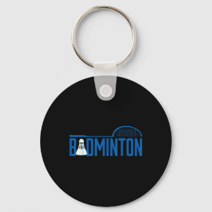 Porte-clés Badminton Racket Shuttle Design sportif