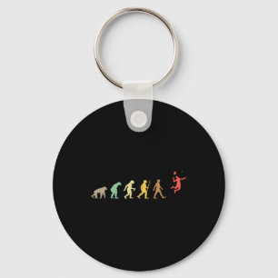 Porte-clés Badminton Rétro Vintage Évolution Volant