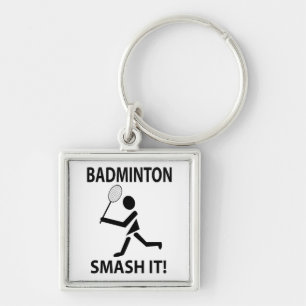 Porte-clés Badminton Smash Ça Sports Joueur Entraîneur Badmin