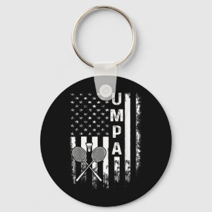 Porte-clés Badminton Umpa Drapeau Américain Noël Vintage Xma
