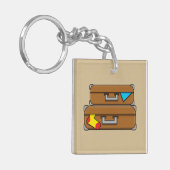 Porte-clés Bagages de dessin (Devant gauche)