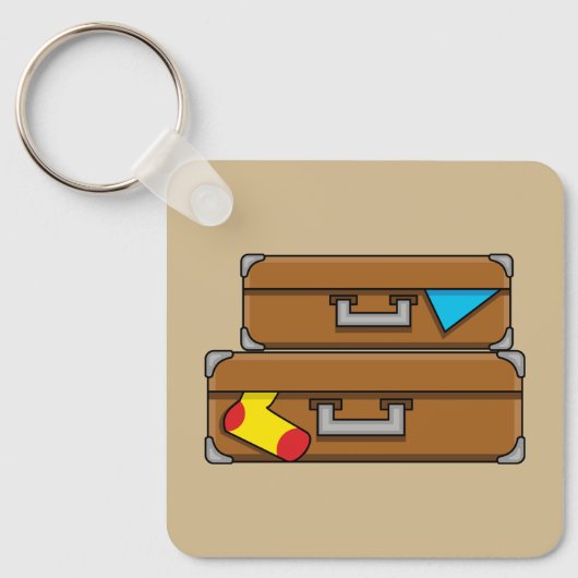 Porte-clés Bagages de dessin (Recto)