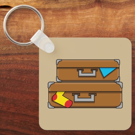 Porte-clés Bagages de dessin (Recto)