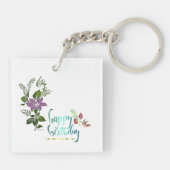 Porte-clés Bague à clé Sweet 16 (Dos)