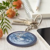 Porte-clés Bague à clé terrestre de la planète (Côté)