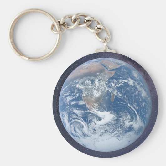 Porte-clés Bague à clé terrestre de la planète (Devant)