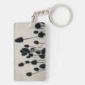 Porte-clés Bague à touches de chevalets (Dos)
