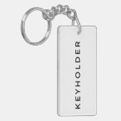 Porte-clés Bague clé du clavier (Devant gauche)