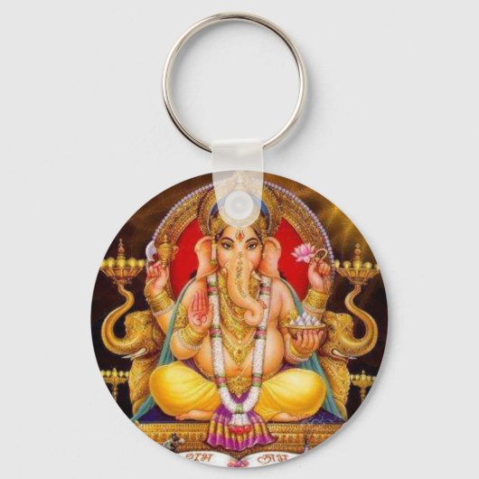 Porte-clés Bague clé Ganesh (Recto)