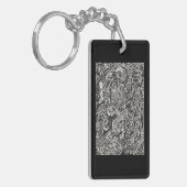 Porte-clés Bague de clé acrylique (Devant gauche)