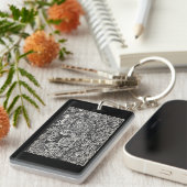 Porte-clés Bague de clé acrylique (Devant droit)