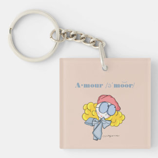 Porte-clés Bague de clé Amour