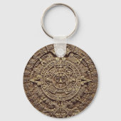 Porte-clés Bague de clé calendrier maya (Recto)
