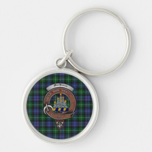 Porte-clés Bague de clé de l'insigne de clan MacKenzie (Devant)