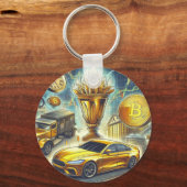 Porte-clés Bague de clé de transaction stock (Recto)