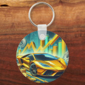 Porte-clés Bague de clé de transaction stock (Verso)