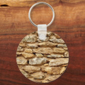 Porte-clés Bague de clé en pierre (Recto)