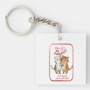 Porte-clés Bague de clés d'anniversaire