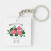 Porte-clés Bague de clés d'anniversaire (Dos)