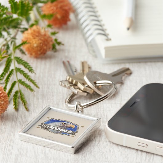 Porte-clés Bague de liberté Eagle-Let (Côté)