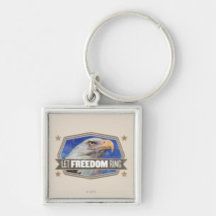 Porte-clés Bague de liberté Eagle-Let