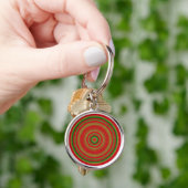 Porte-clés Bagues d'or rouge (main)