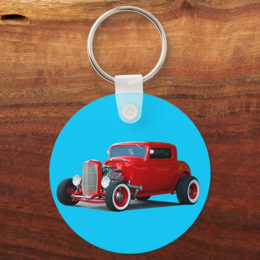 Porte-clés Baguette chaude customisée (Recto)