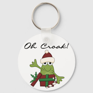 Porte-clés Bah Humbug Frog T-shirts et cadeaux de Noël