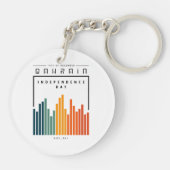 Porte-clés Bahrain rétro (Dos)