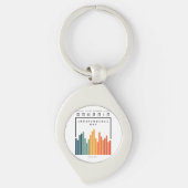 Porte-clés Bahrain rétro (Devant)