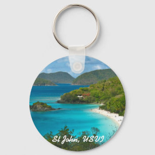 Porte-clés Baie de tronc, St John USVI