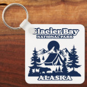 Porte-clés Baie Glacier Alaska (Recto)