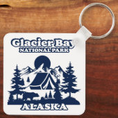 Porte-clés Baie Glacier Alaska (Verso)