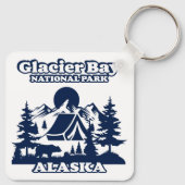 Porte-clés Baie Glacier Alaska (Dos)