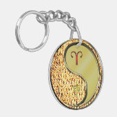 Porte-clés Baies et singe métallique (Devant gauche)