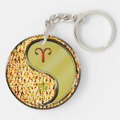 Porte-clés Baies et singe métallique (Dos)