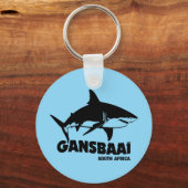 Porte-clés Baignade avec de grands requins blancs - Gansbaai (Recto)