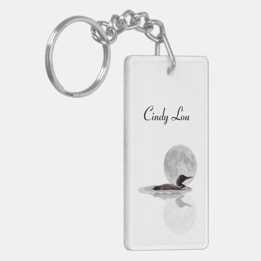 Porte-clés Baignades De Loon Dans L'Anneau Clé Lune (Devant gauche)