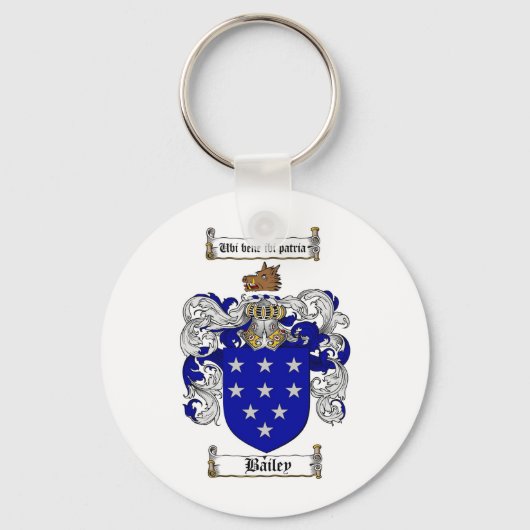 PORTE-CLÉS BAILEY FAMILLE CREST - BAILEY COAT D'ARMES (Recto)