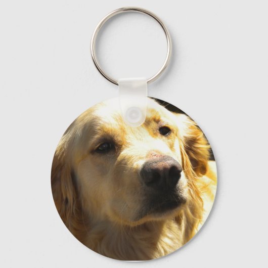 Porte-clés Bailey the Golden Retriever Keychain (Recto)