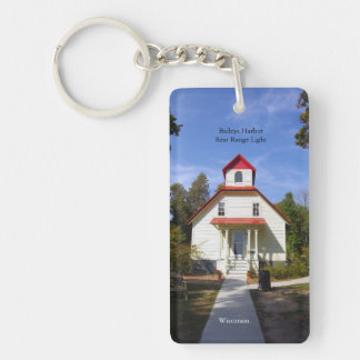 Porte-clés Baileys Harbor Rear Range Light acrylic key chain