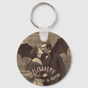 Porte-clés Baiser de Dracula Fête d'Halloween Gothique Vintag
