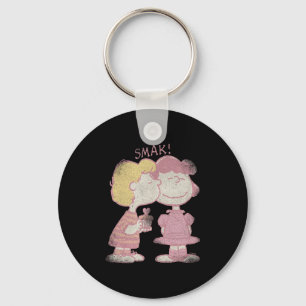 Porte-clés Baiser de la Saint-Valentin de Schroeder et Lucy